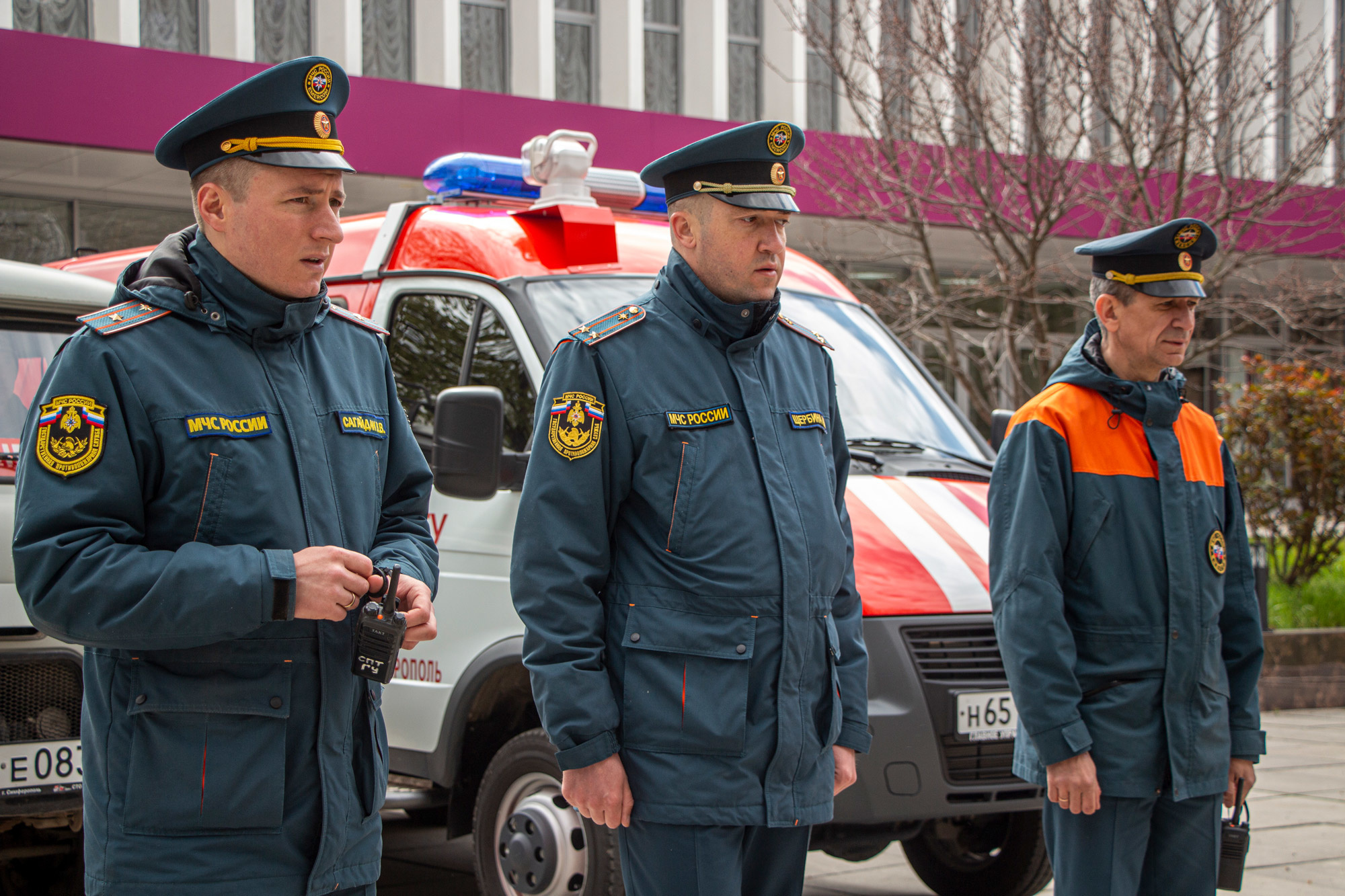 В Симферополе в Музыкальном училище ликвидировали условный пожар - Новости  - Главное управление МЧС России по Республике Крым